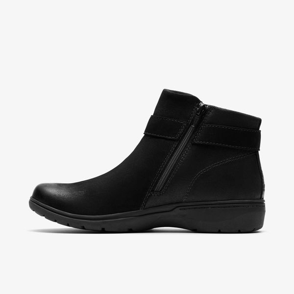 Womens Carleigh Drift Black Ankle Boots - Image 2