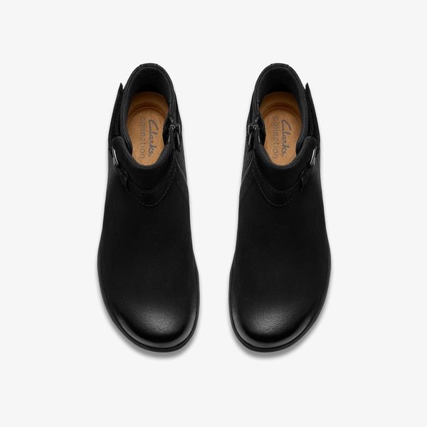 Womens Carleigh Drift Black Ankle Boots - Image 6