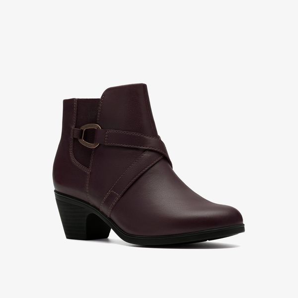 Womens Emily2 Henley Chocolate Leather Ankle Boots - Image 4