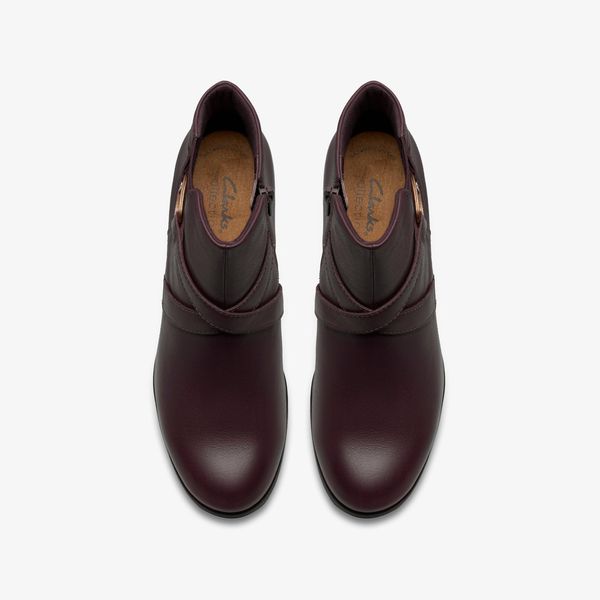 Womens Emily2 Henley Chocolate Leather Ankle Boots - Image 6