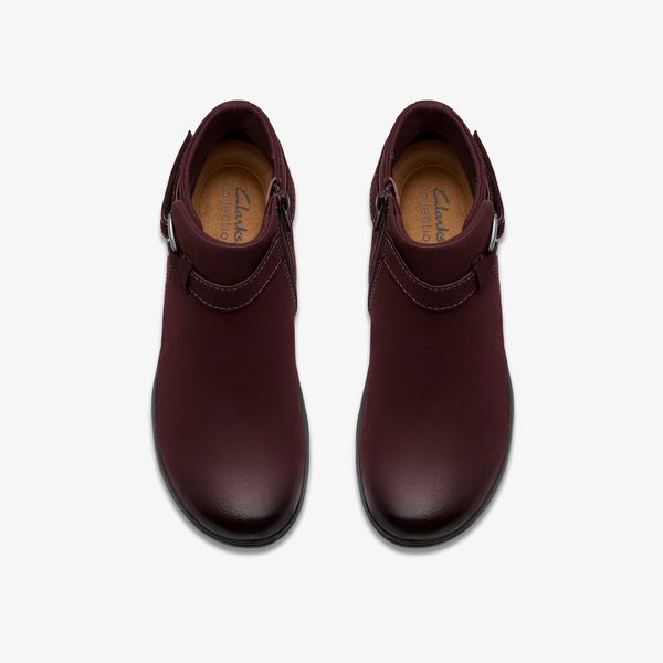Women's Carleigh Drift Merlot Ankle Boots - Image 6