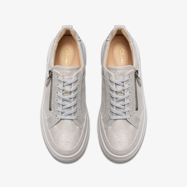 Womens Hollyhock Zip Metallic Sneakers - Image 6