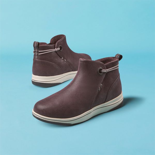 Womens Breeze Derby Merlot Ankle Boots - Image 3
