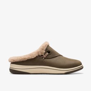 Womens Breeze Myth Dark Olive Clogs & Mules