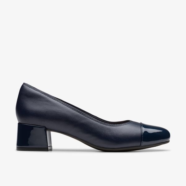Womens Iridessa May Navy Leather Pumps