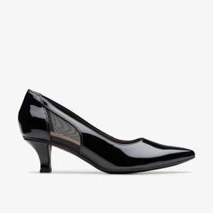Womens Kepley Cora Black Patent Pumps