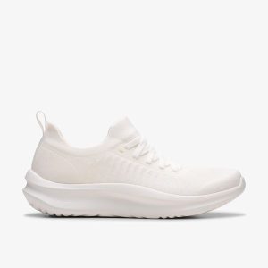 Womens Solevana Lace White Sneakers