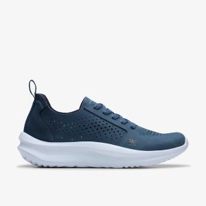 Womens Solevana Style Navy Sneakers