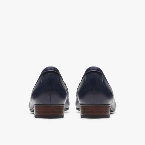 Womens Juliet Echo Navy Leather Loafers - Image 5