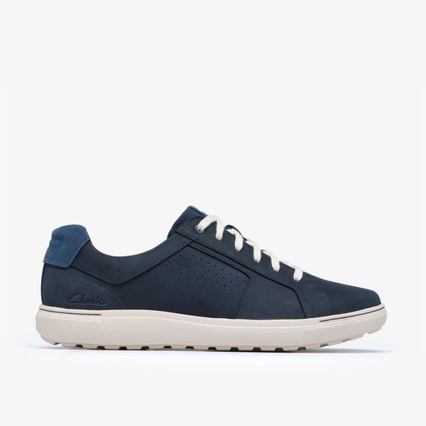 Mens Mapstone Tie Navy Nubuck Sneakers