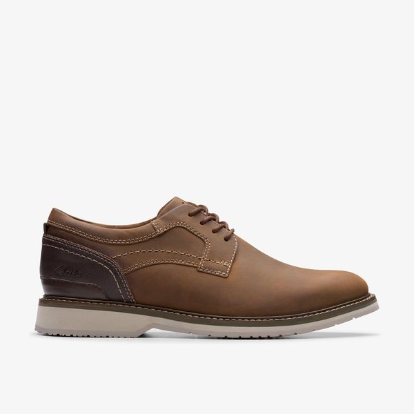 Mens Monahan Plain Beeswax Leather Oxford