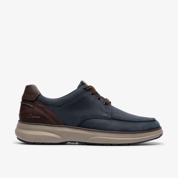 Mens Mullan Moc Navy Leather Shoes