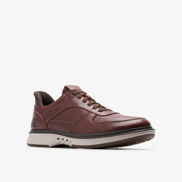 Mens Un Briley Tie Dark Tan Shoes - Image 4