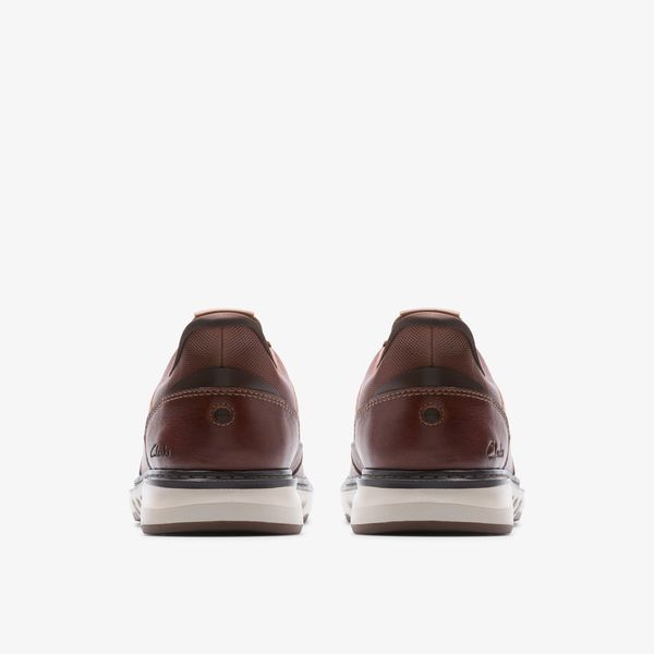 Mens Un Briley Tie Dark Tan Shoes - Image 5