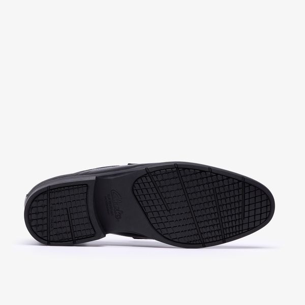 Mens Steadwell Bit Black Leather Loafers - Image 3