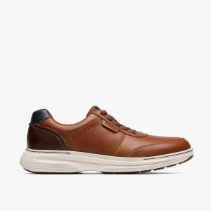 Mens Craftwell Lace Tan Leather Shoes