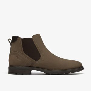 Mens Emmet Easy Stone Suede Ankle Boots
