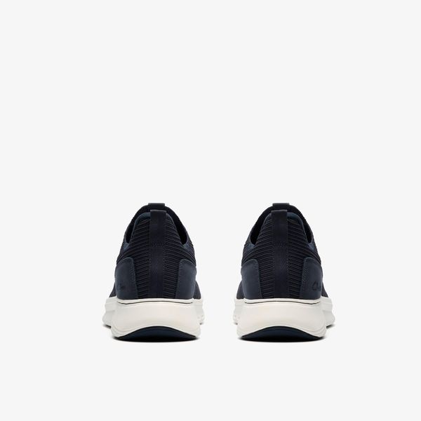 Mens Motion Trek IN Navy Knit Sneakers - Image 5