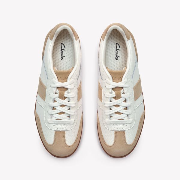 Womens Seco Speed2 White Combination Leather Sneakers - Image 7