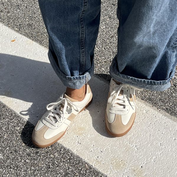 Womens Seco Speed2 White Combination Leather Sneakers - Image 2