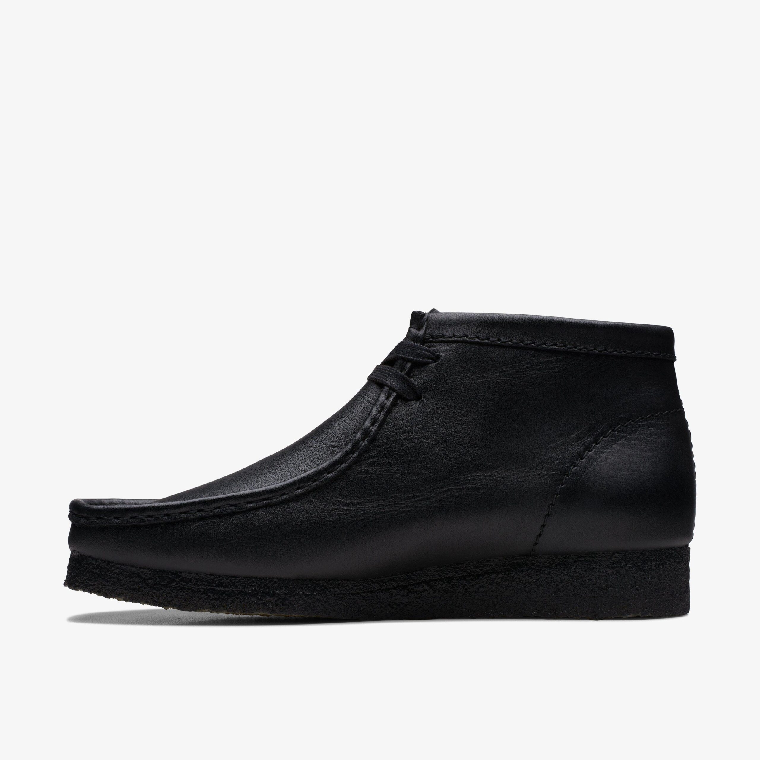 Wallabee Boot Black Leather - Image 2