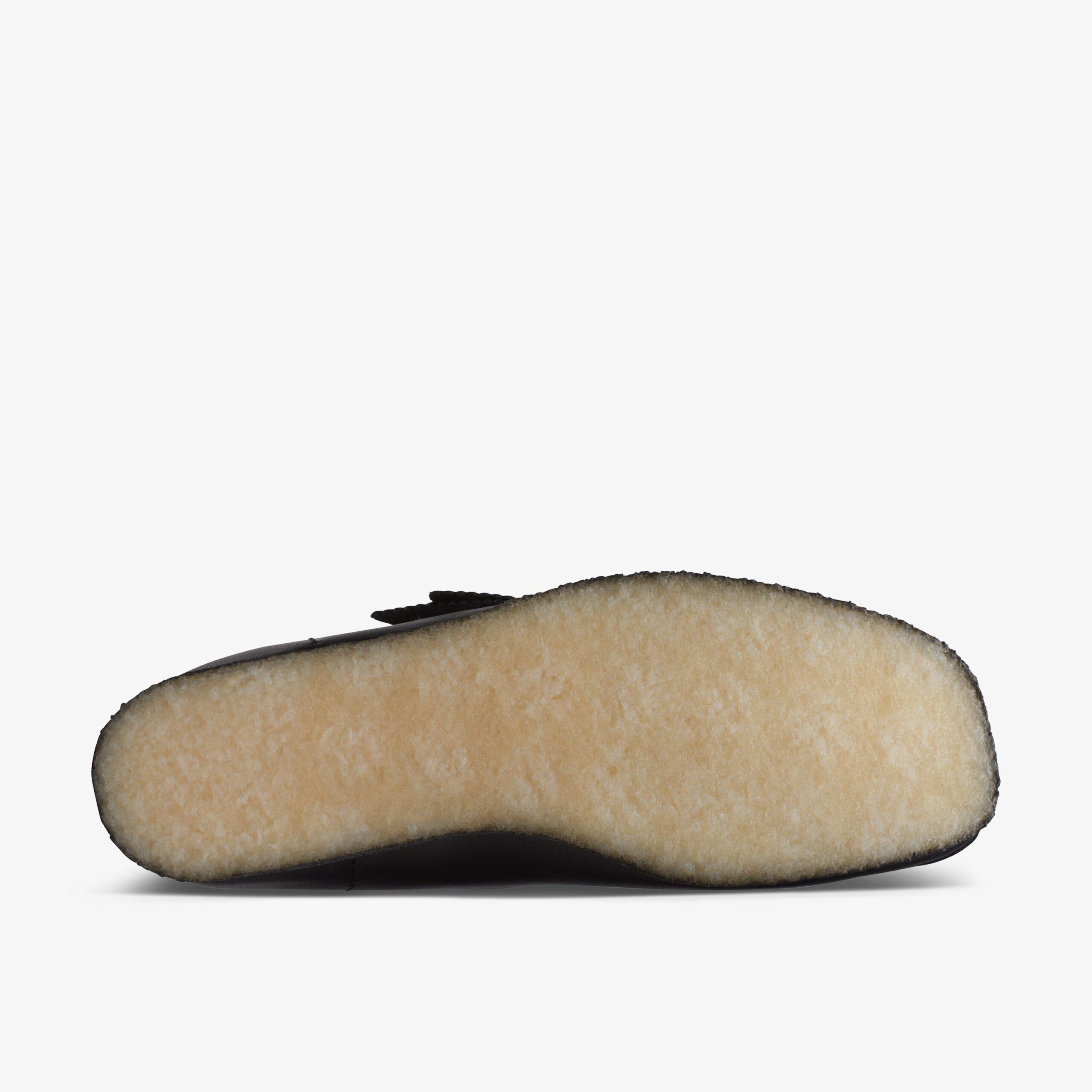 Wallabee Boot Black Leather - Image 3