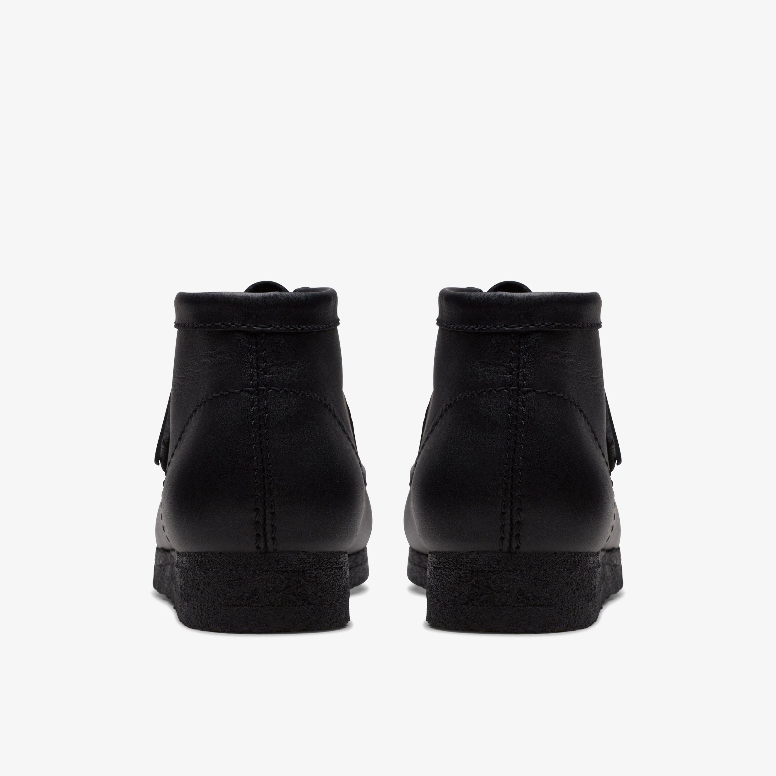 Wallabee Boot Black Leather - Image 5