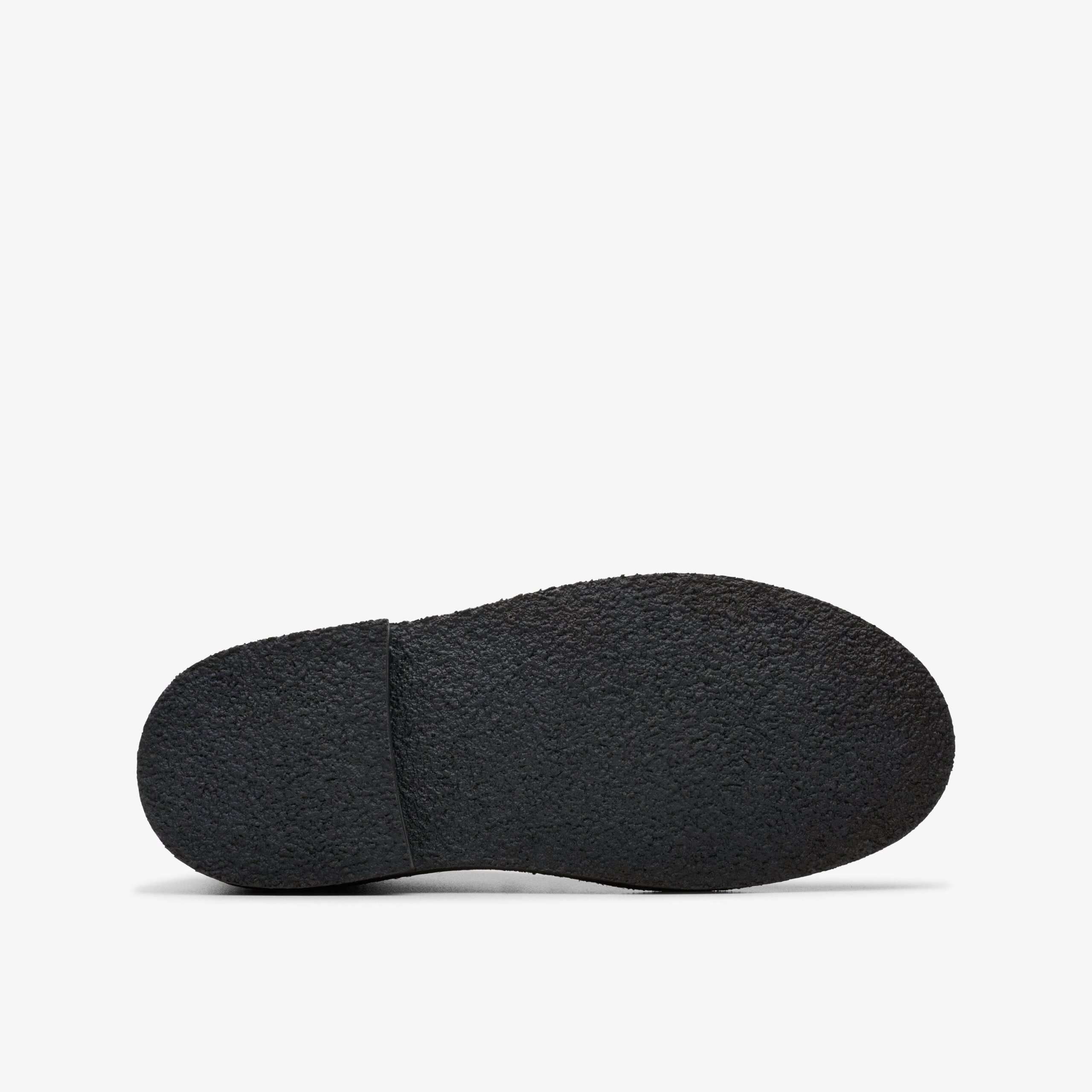 Desert Boot Older Black Leather - Image 3