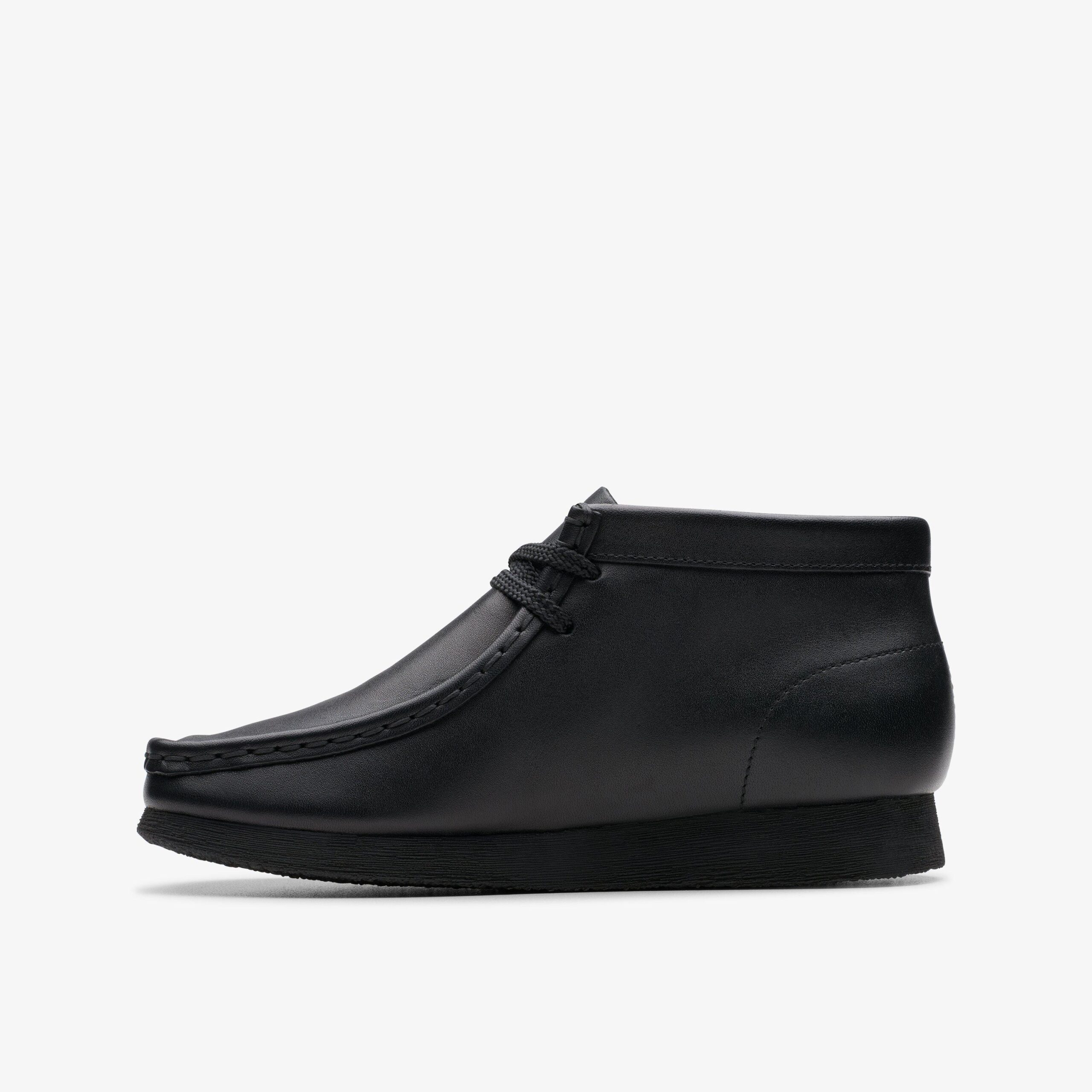 Wallabee Boot Older Black Leather - Image 2