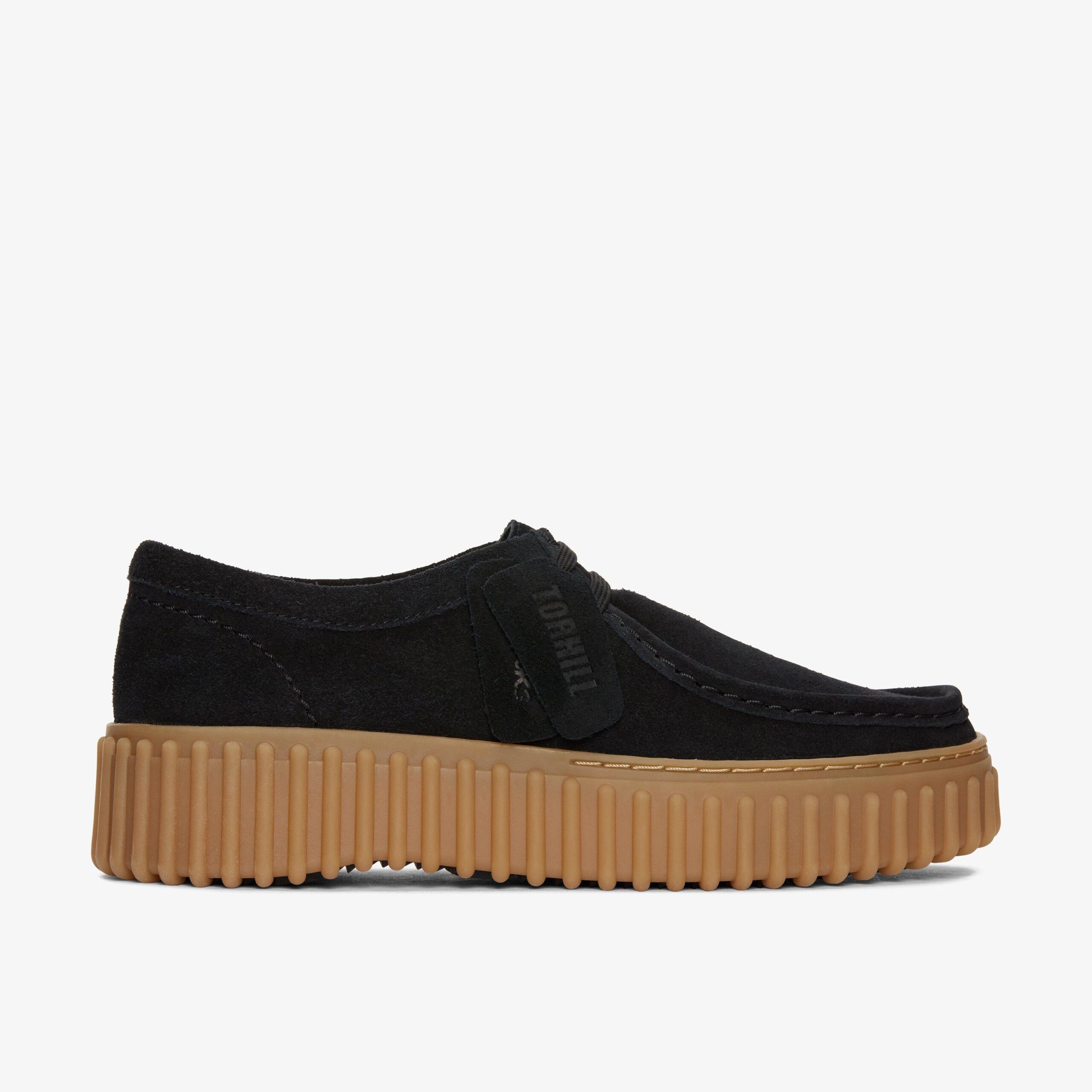 Torhill Bee Black Suede