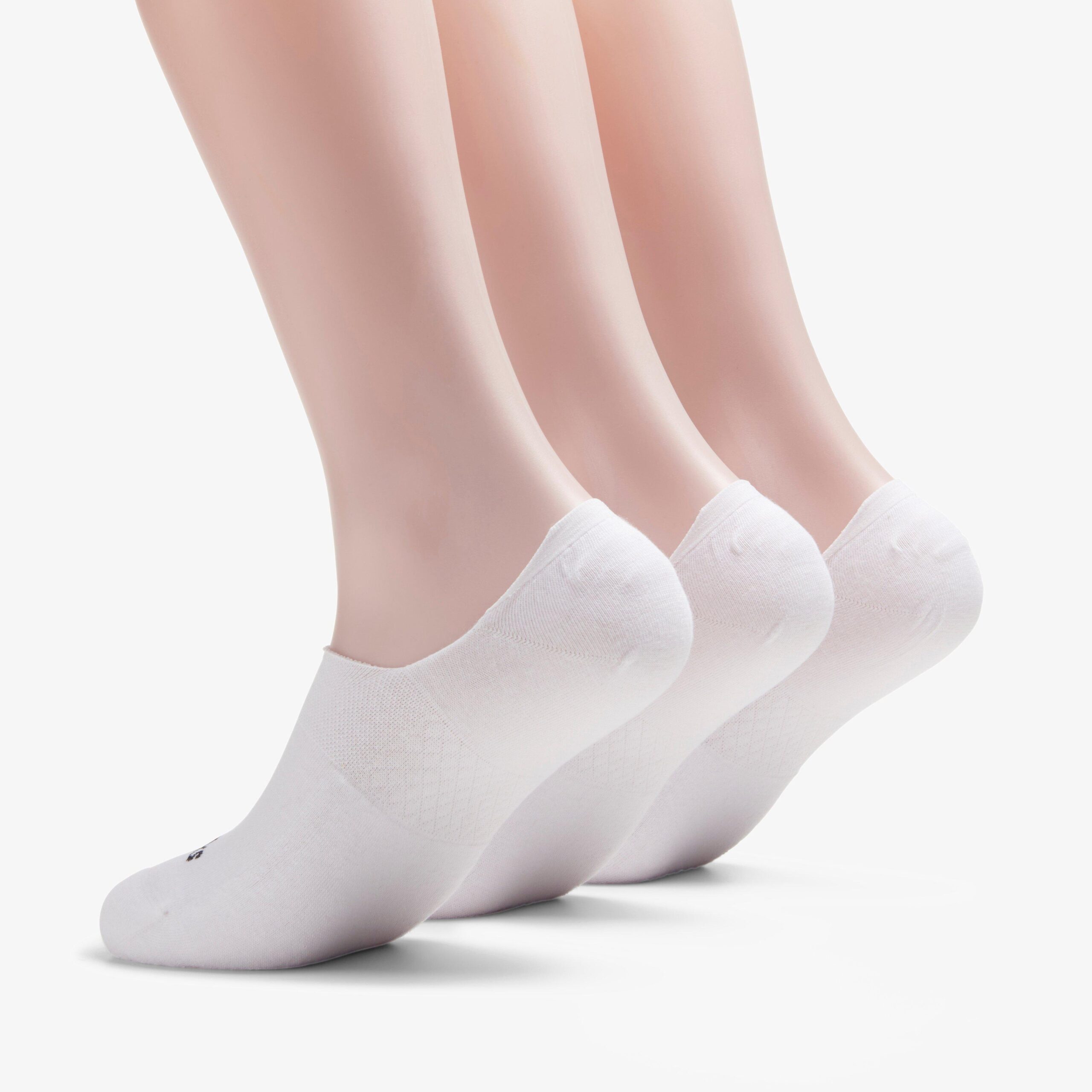 3 pack Solid Liner Sock White - Image 2