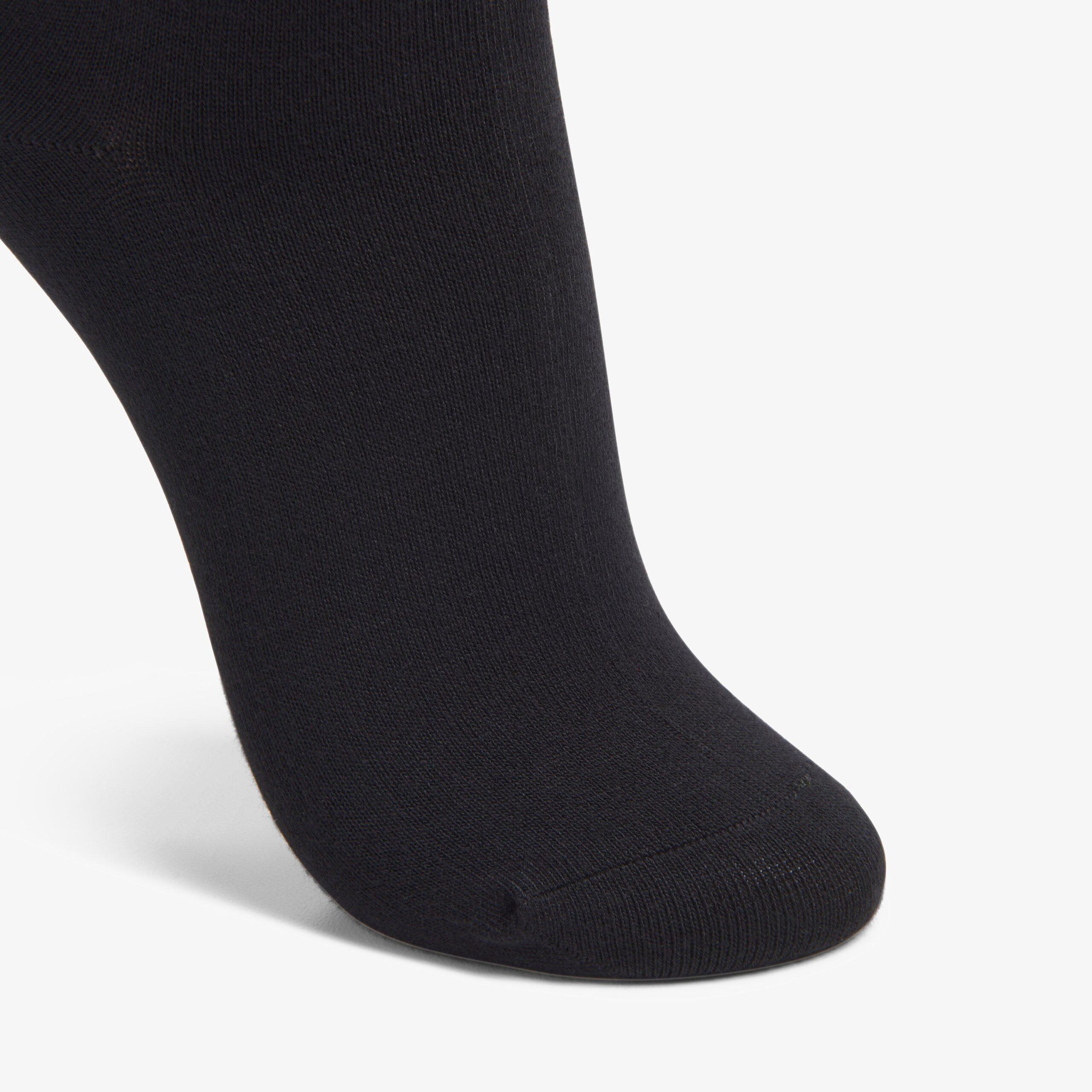 Solid Dress Crew Sock Black - Image 3