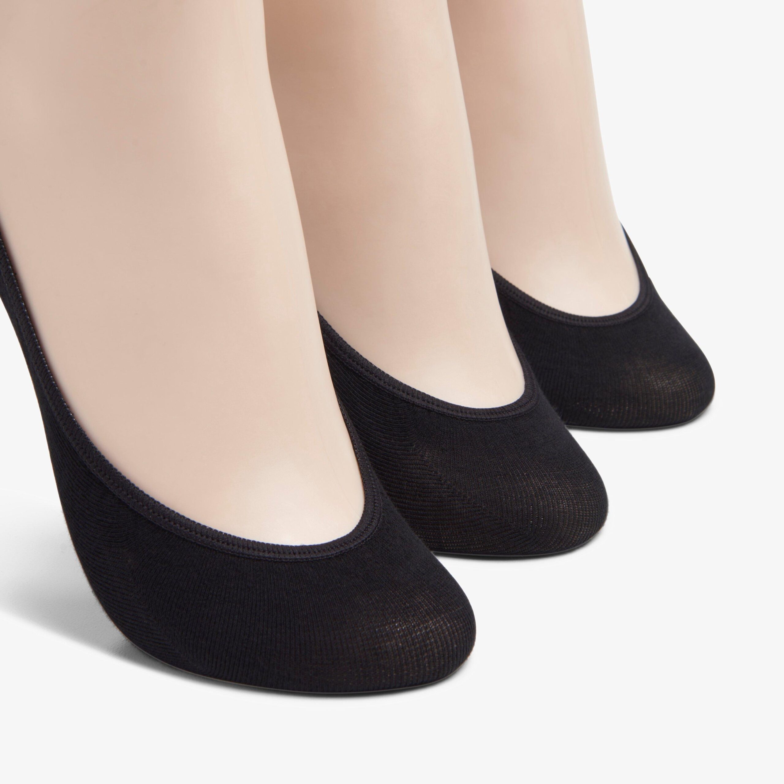 3 pack Solid Liner Sock Black Multicolour - Image 3
