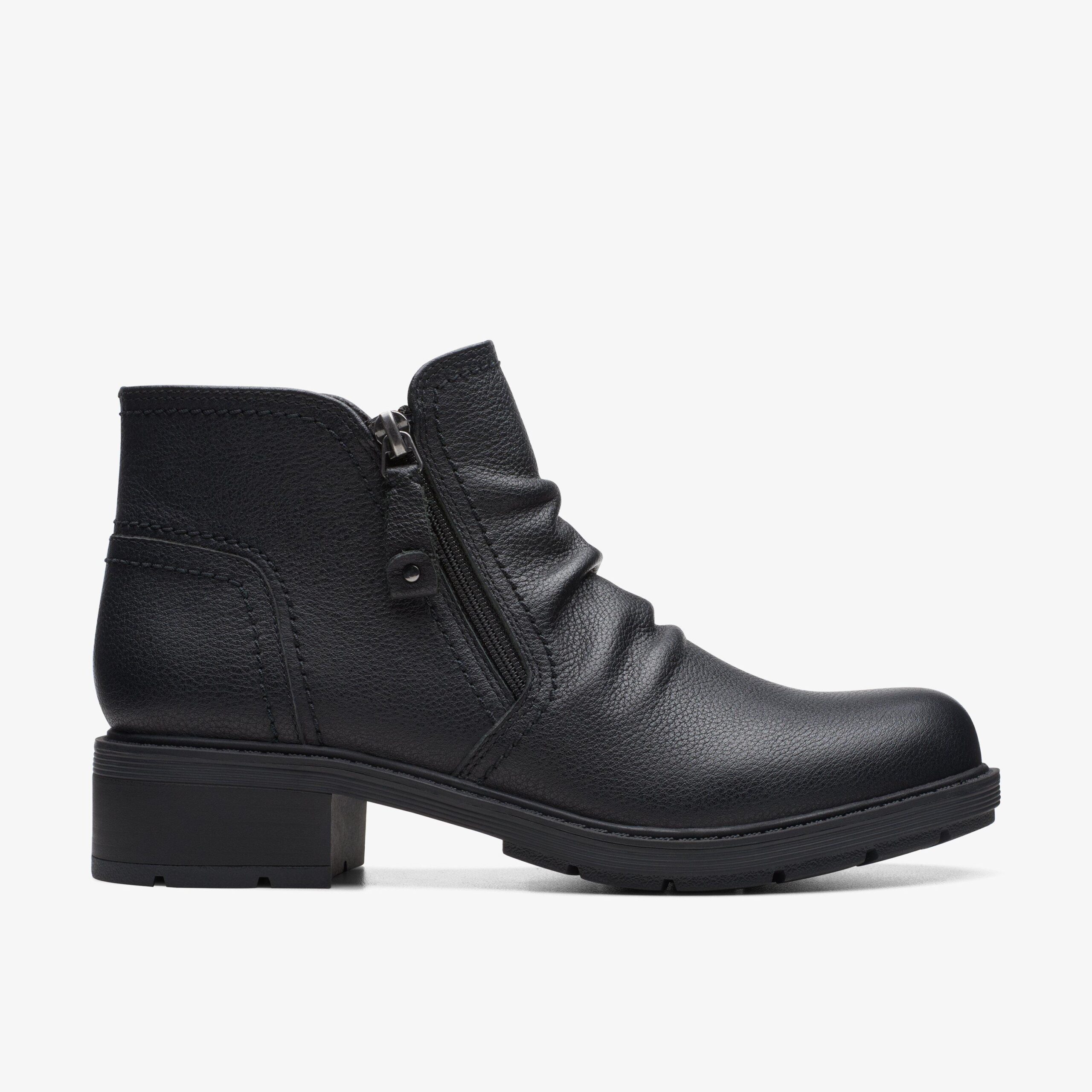 Hearth Dove Black Leather