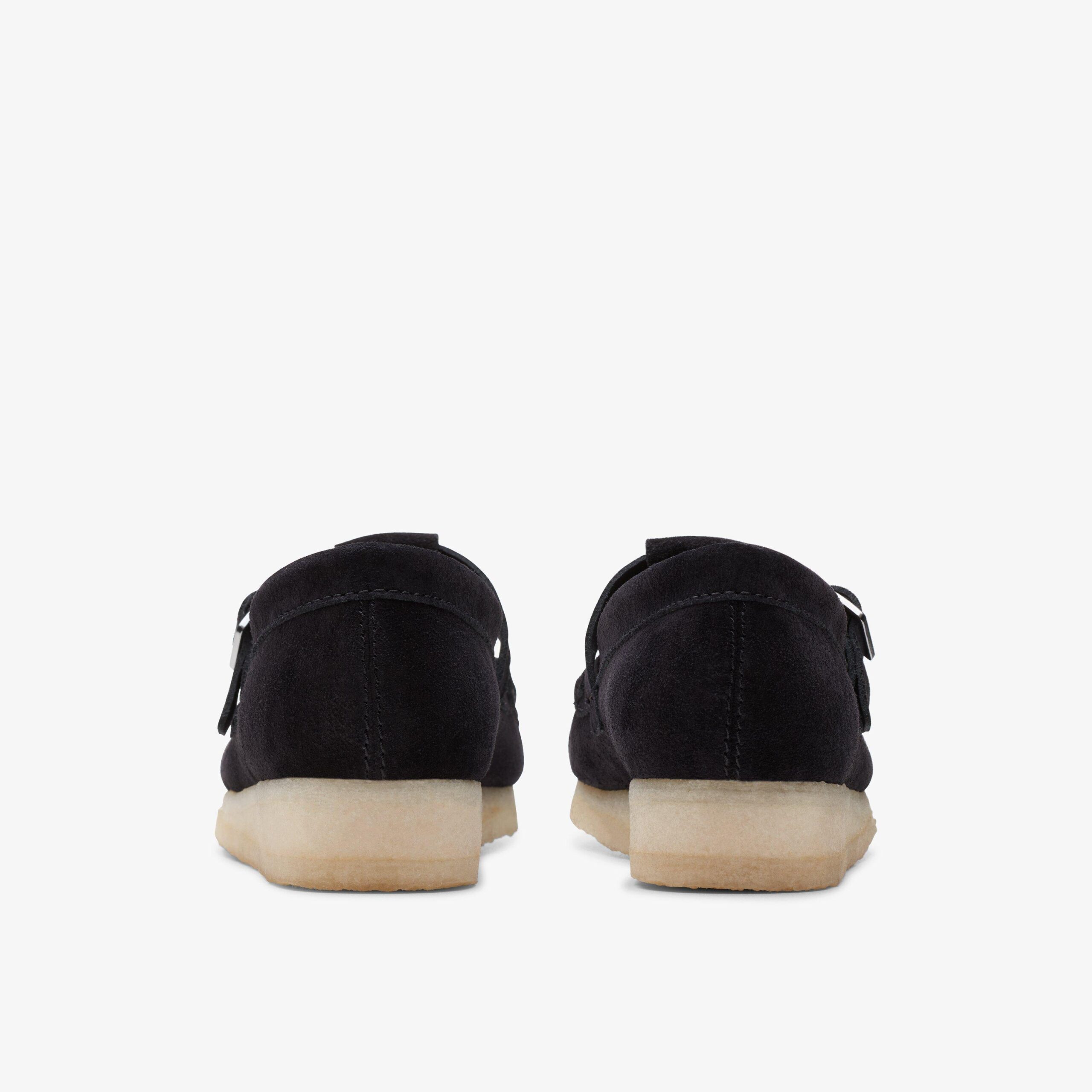 Wallabee T-Bar Black Suede - Image 4