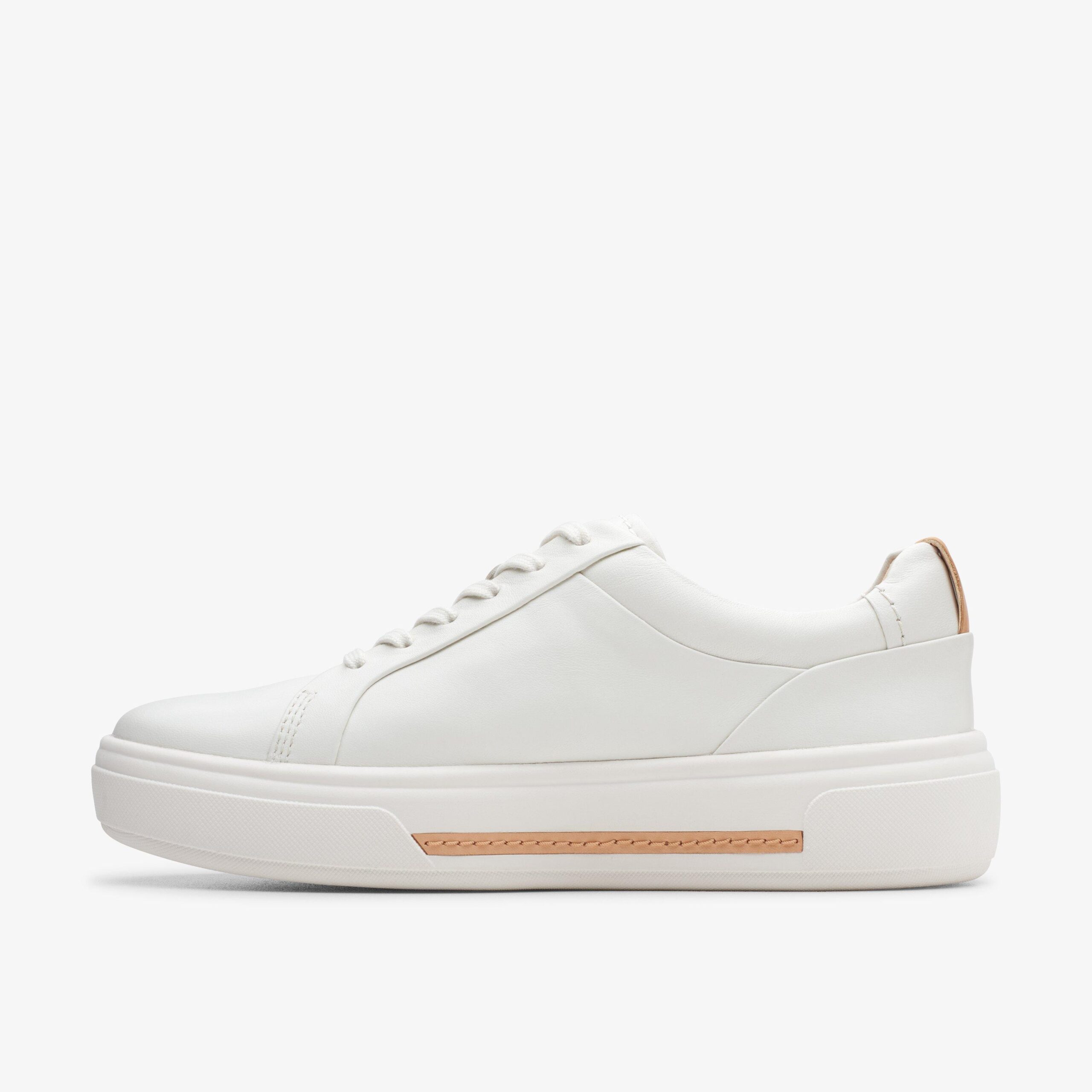 Hollyhock Walk Off White Leather
