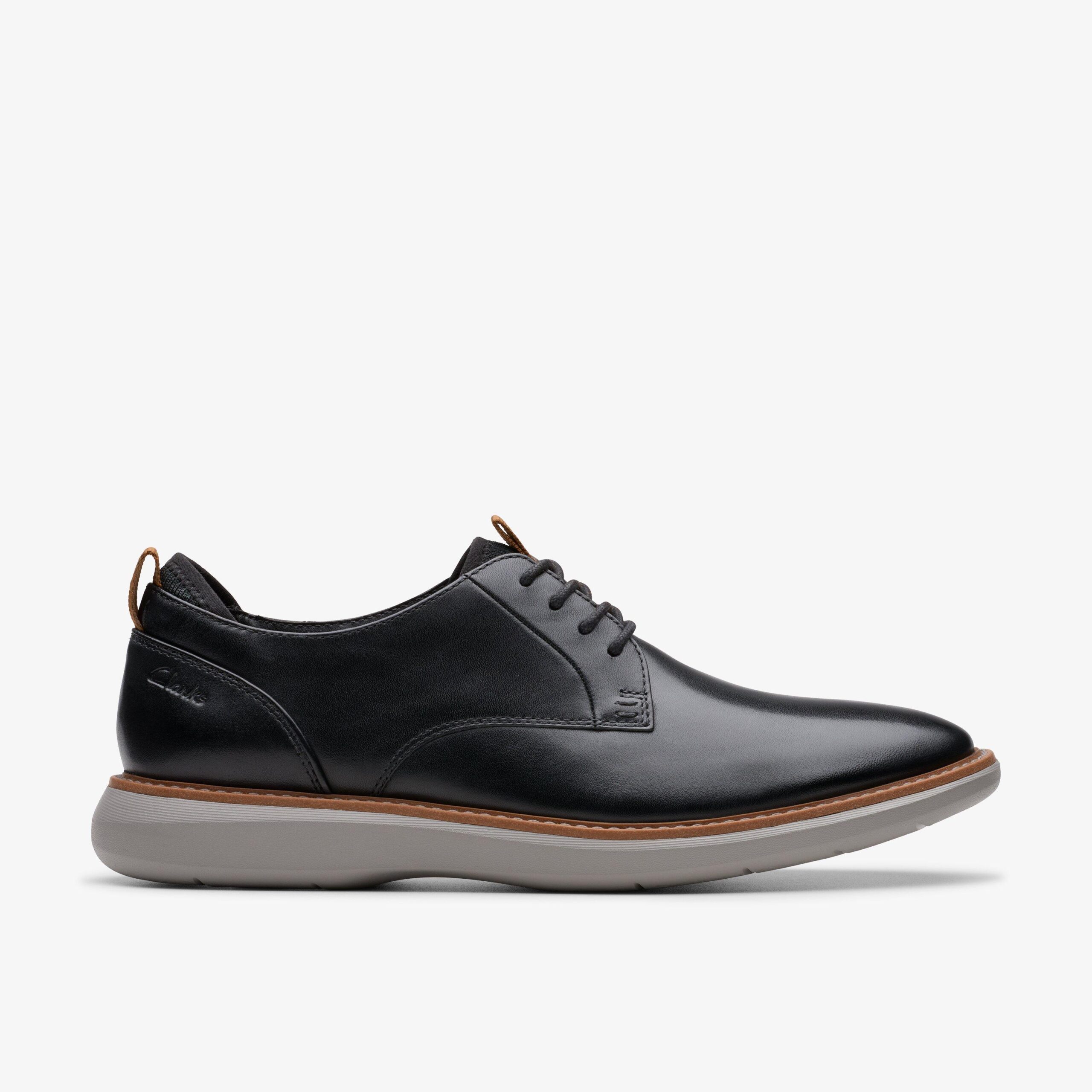 Brantin Plain Black Leather