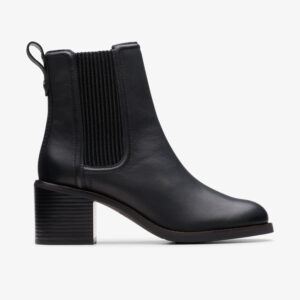 Chamberly Top Black Leather
