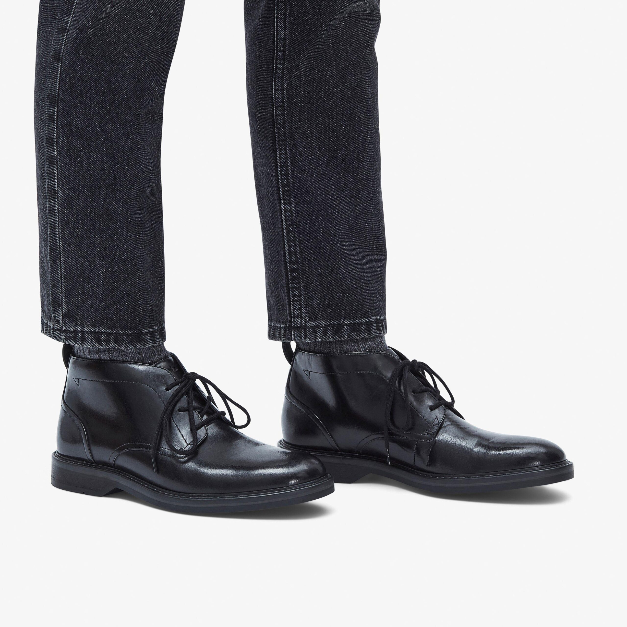 Aldwin Chukka Black Leather - Image 2