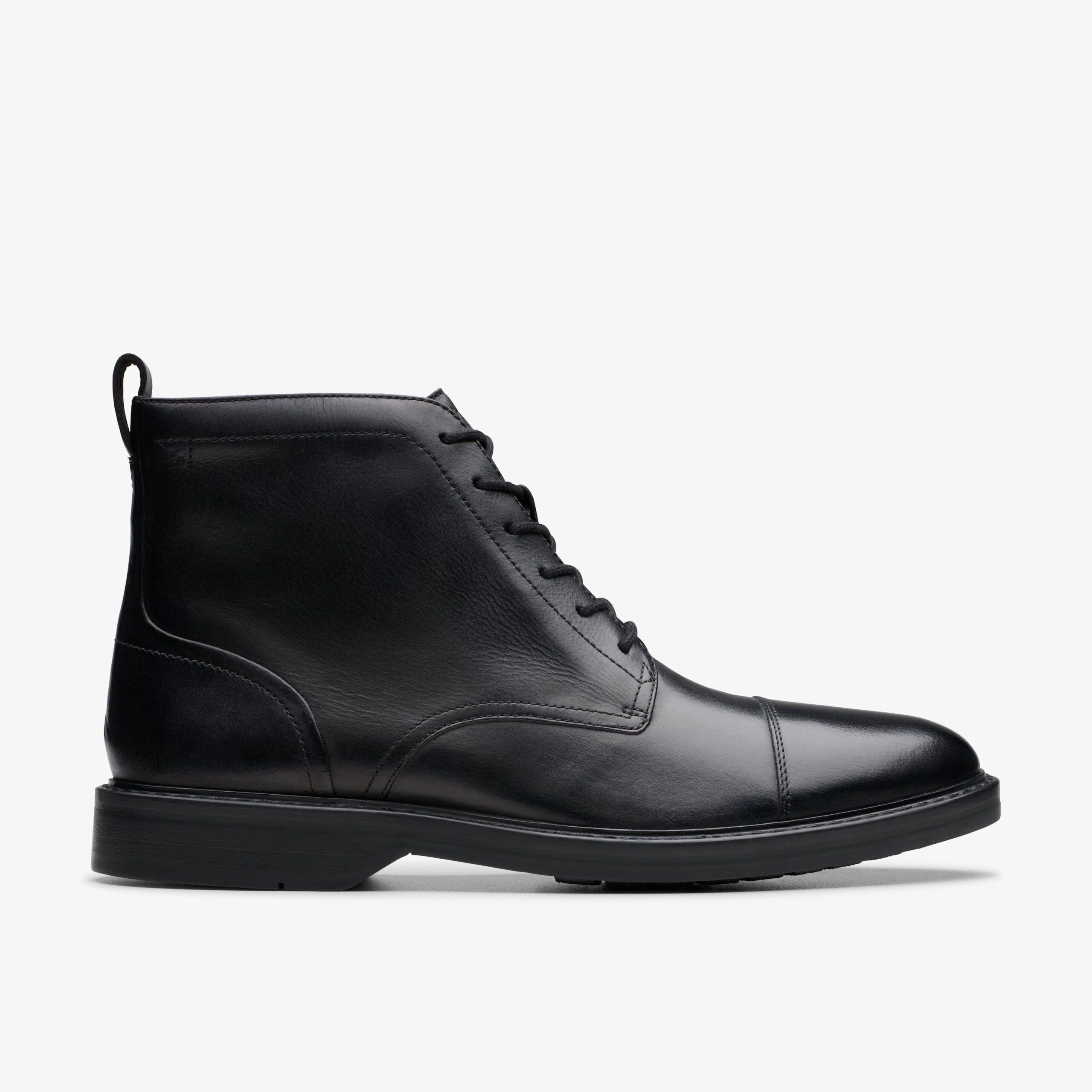 Aldwin Cap Black Leather