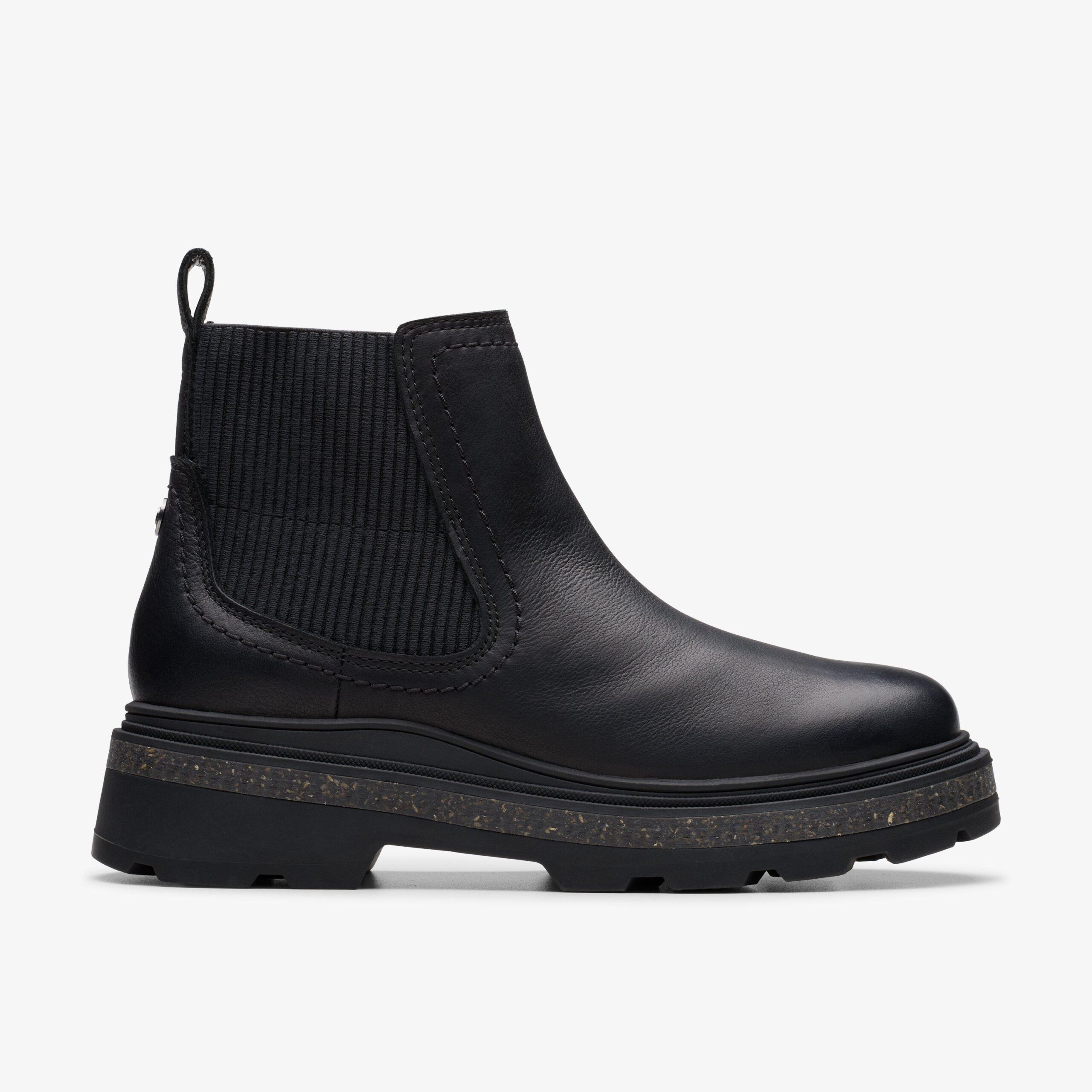 Hencroft Step Waterproof Black Leather