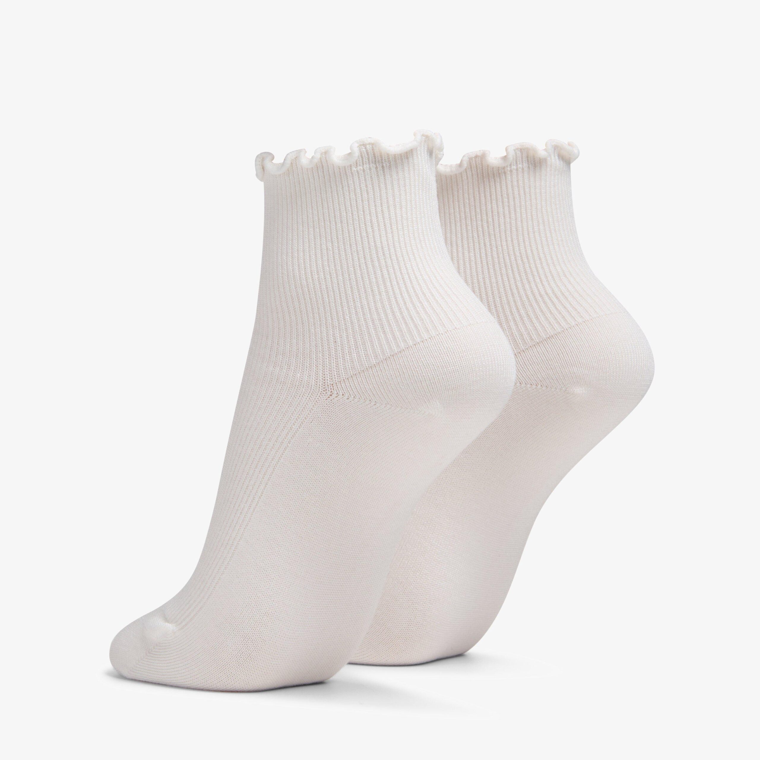 2 Pack Rosewelt Crew Sock Ivory - Image 2