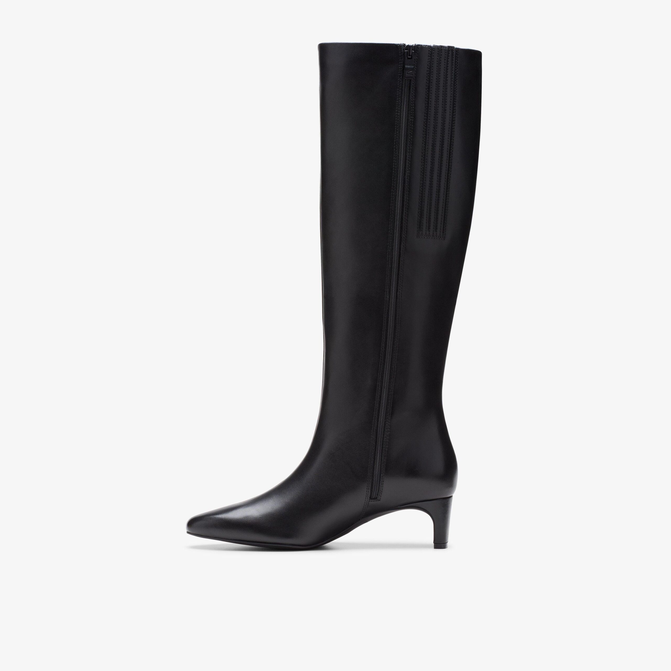 Edina Tall Black Leather - Image 2