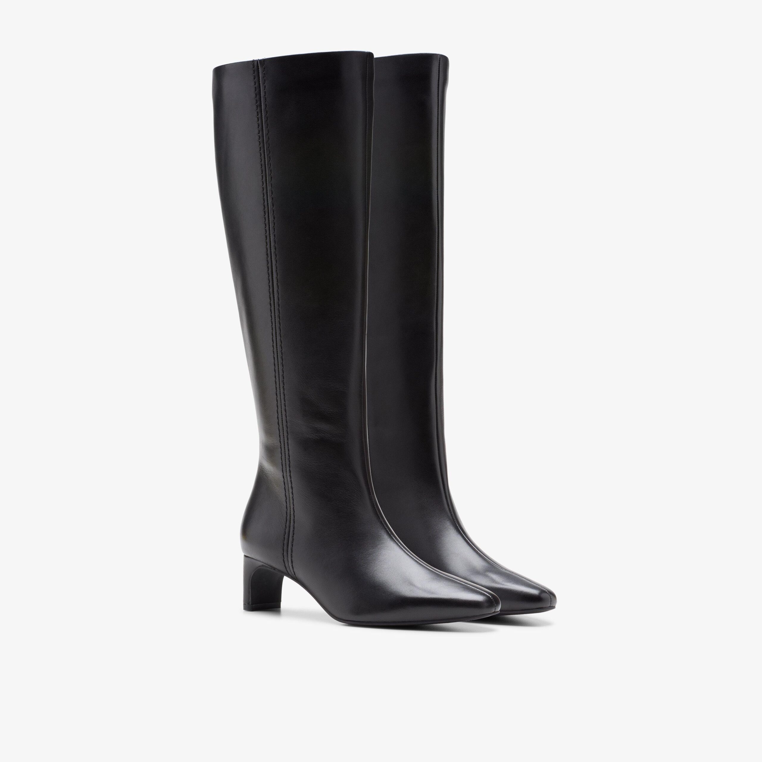 Edina Tall Black Leather - Image 4