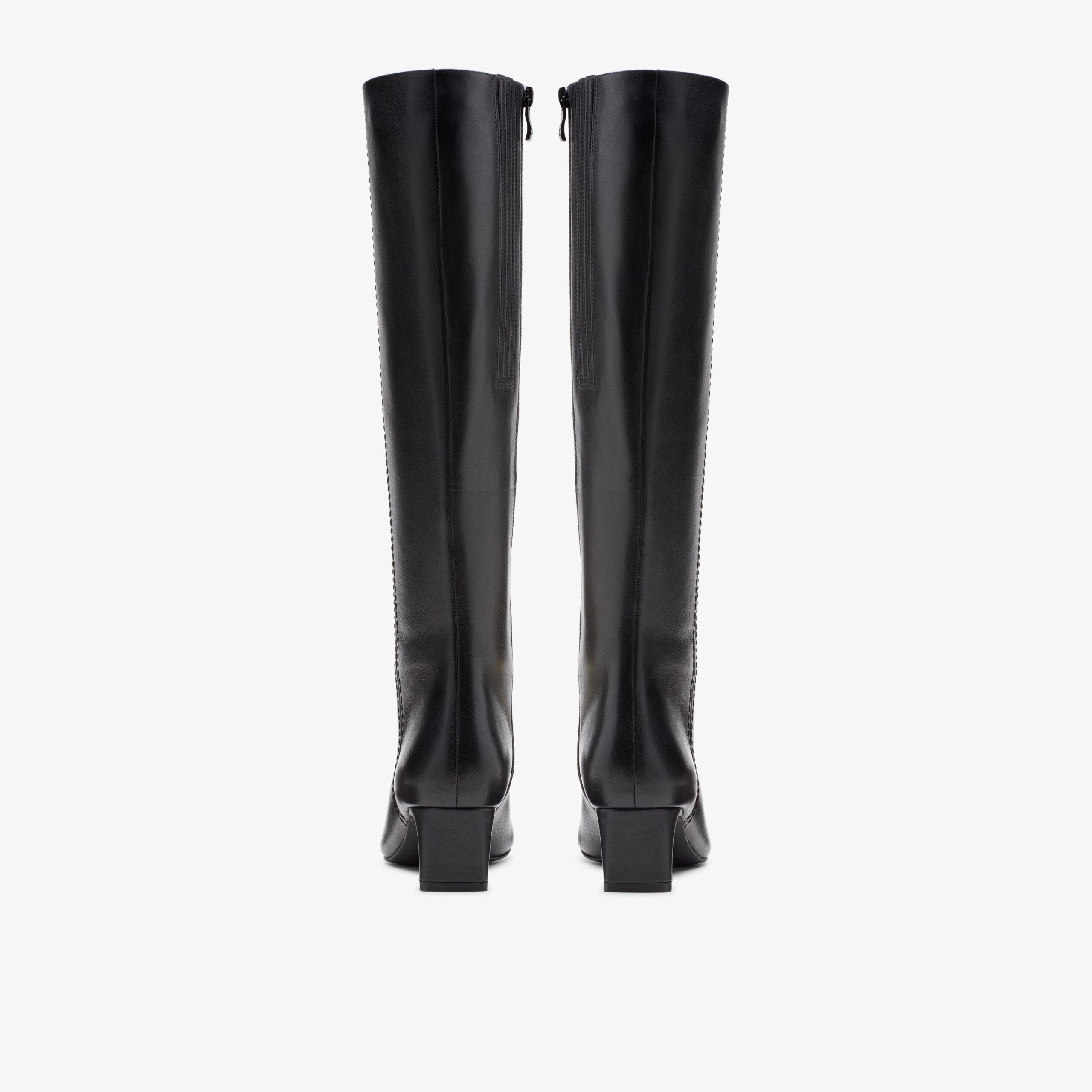 Edina Tall Black Leather - Image 5