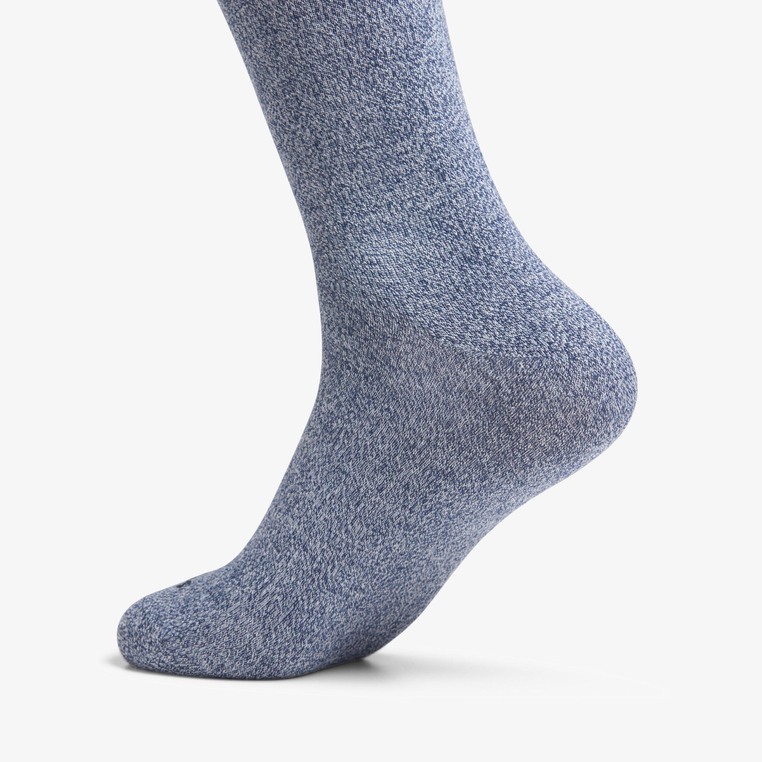 Marled Crew Sock Navy - Image 2