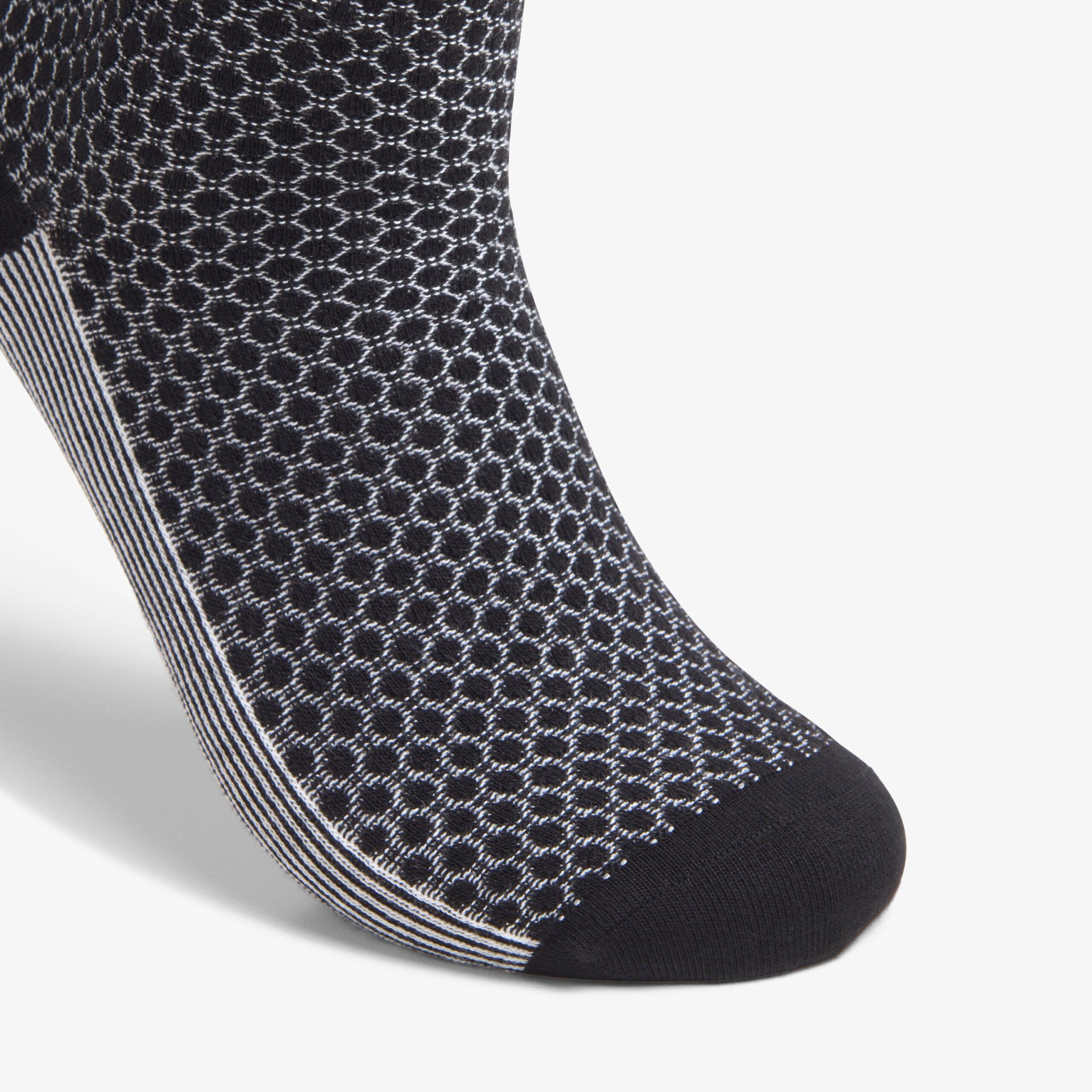 Triangle Raise Sock Black - Image 3