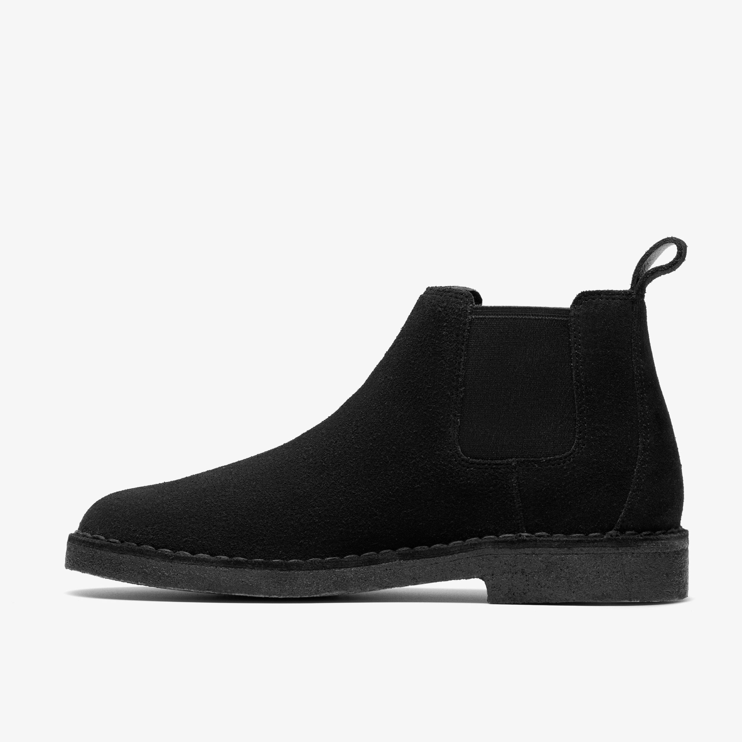 Desert Chelsea Black Suede - Image 2