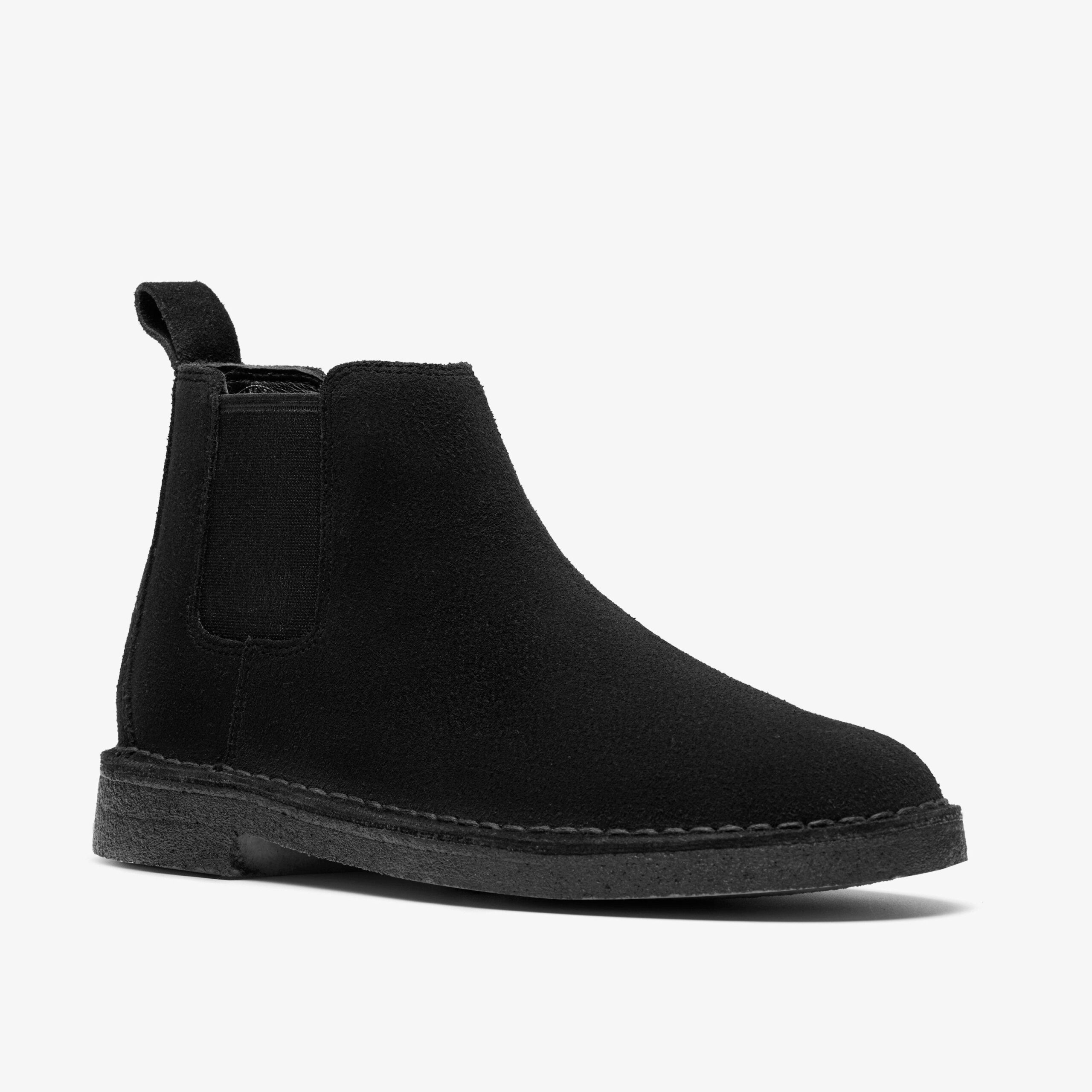 Desert Chelsea Black Suede - Image 4