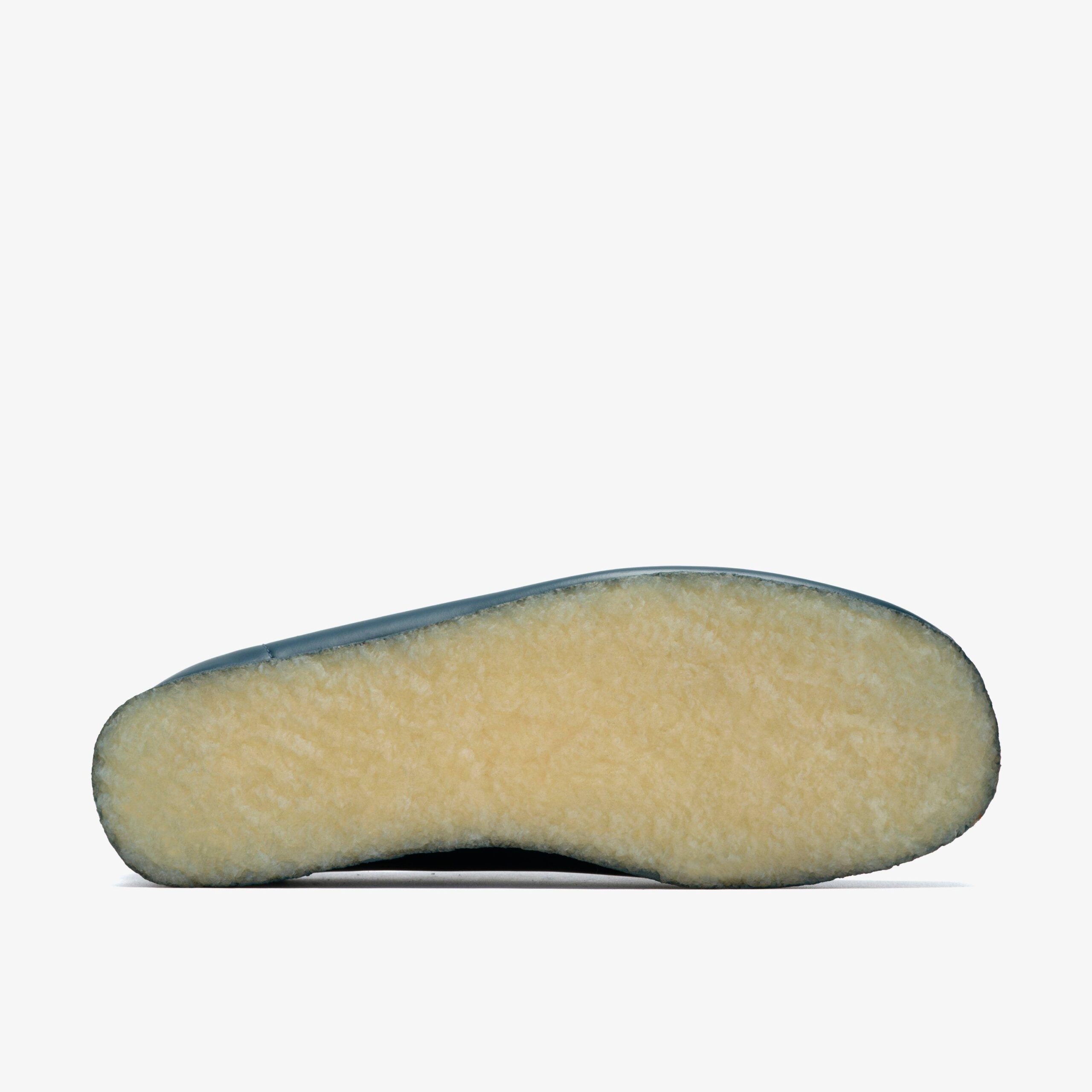 Wallabee Dark Teal Leather - Image 3